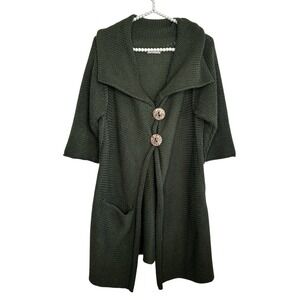 Anthropologie Gala & Kardi Chunky Knit Cardigan S Handmade Boho Oversize Luxury